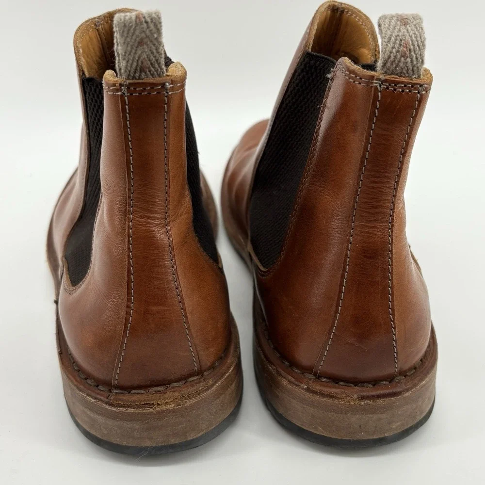 Astorflex Bitflex Chelsea Boots Mens EU43US10 Leather Brown Chestnut Made Italy